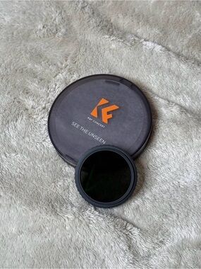 K&F Concept Camera Lens Variable ND Filter (3-7 stop) with Case - Black